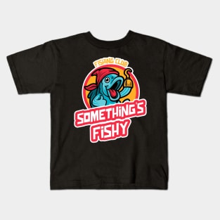 Fishing Club Pirate Fishy Fly Fishing Gone Fishing Sea Fishing DIY Fishing Kids T-Shirt